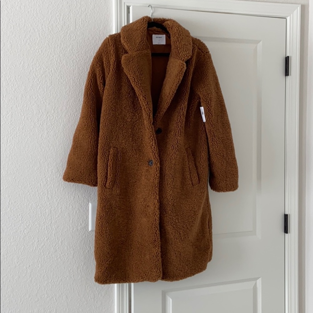 Oversized Old Navy Teddy Coat